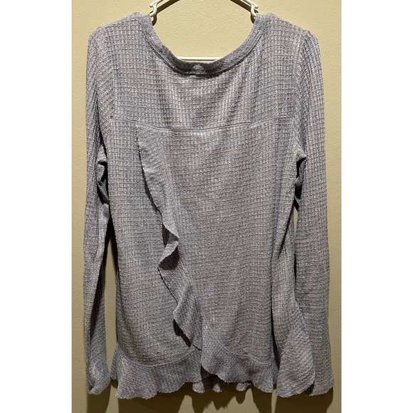 Anthropologie Gray Long Sleeve Top - Picture 4 of 7